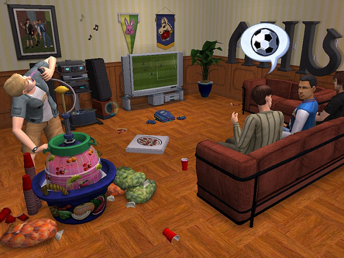 Скриншот из игры Sims 2: University, The