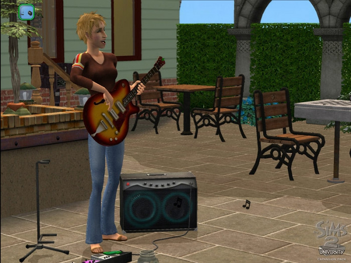 Скриншот из игры Sims 2: University, The