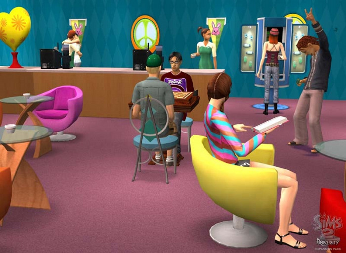 Скриншот из игры Sims 2: University, The