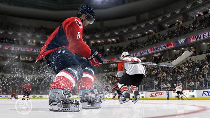 Скриншот из игры NHL 09