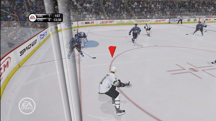 Скриншот из игры NHL 09
