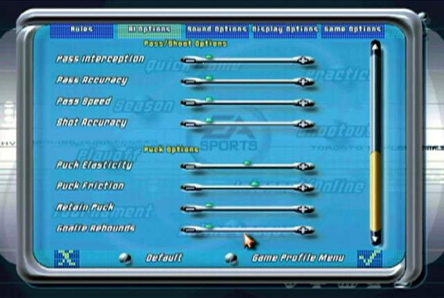 Скриншот из игры NHL 2001