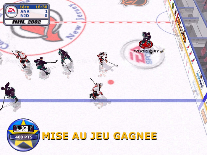 Скриншот из игры NHL 2002