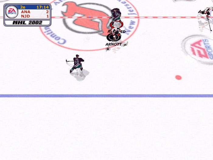 Скриншот из игры NHL 2002