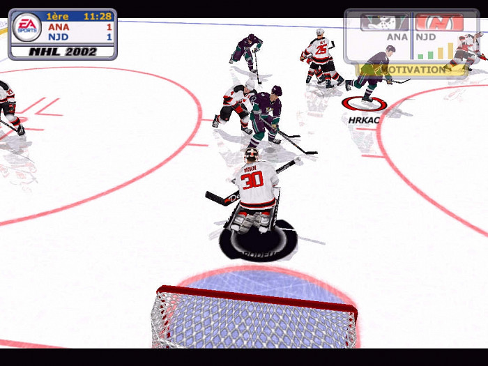 Скриншот из игры NHL 2002