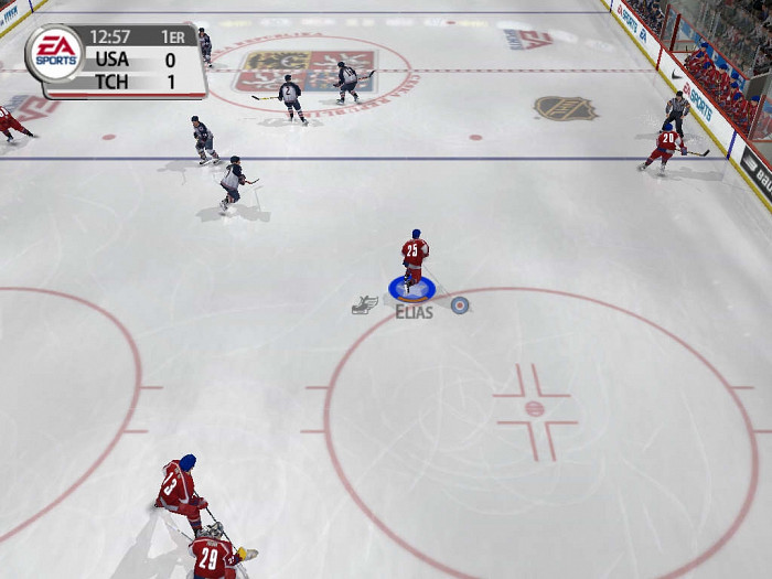 Скриншот из игры NHL 2005