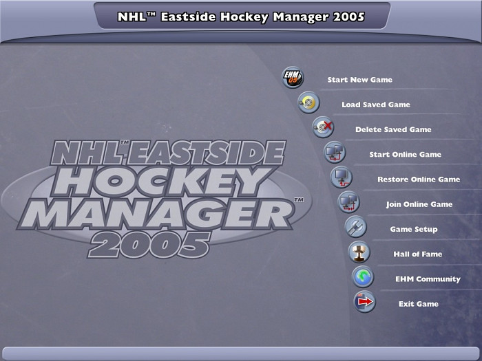 Скриншот из игры NHL Eastside Hockey Manager 2005