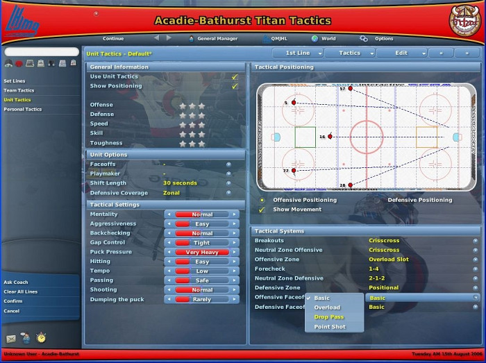 Скриншот из игры NHL Eastside Hockey Manager 2007