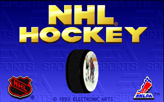 Скриншот из игры NHL Hockey