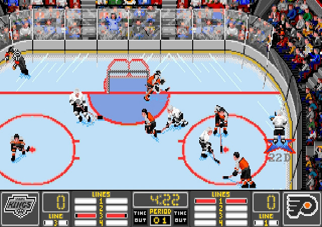 Скриншот из игры NHL Hockey
