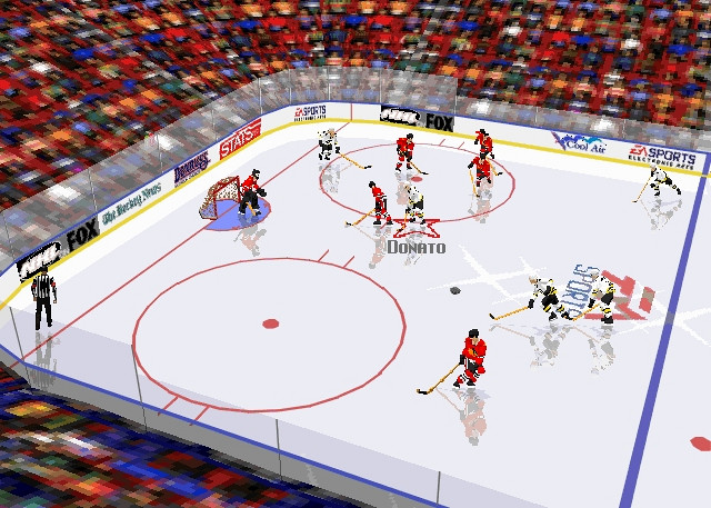 Скриншот из игры NHL Hockey '96