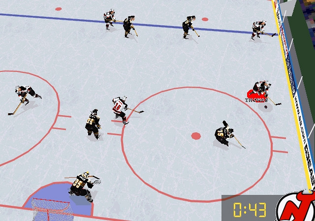 Скриншот из игры NHL Hockey '97