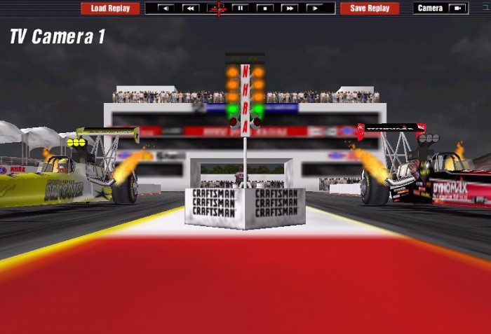 Скриншот из игры NHRA Drag Racing 2