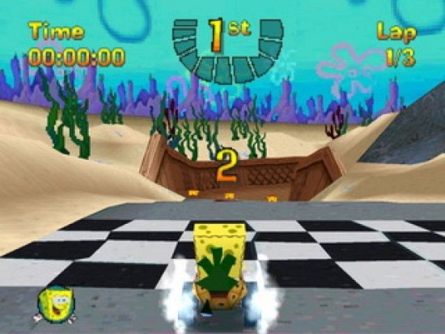 Скриншот из игры NickToons Racing
