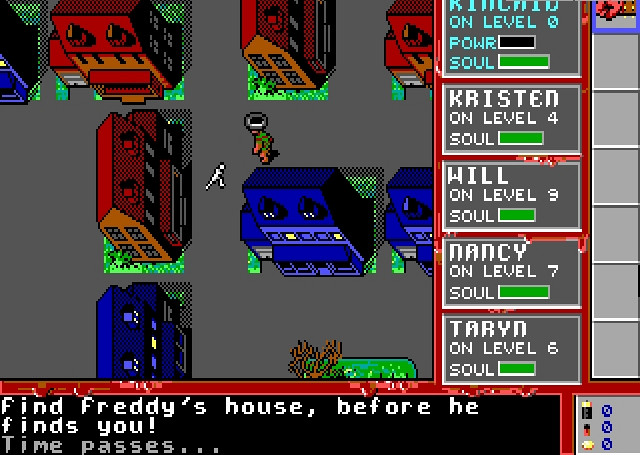 Скриншот из игры Nightmare on Elm Street