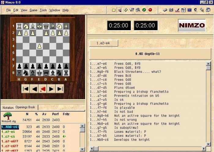 Скриншот из игры Nimzo 8
