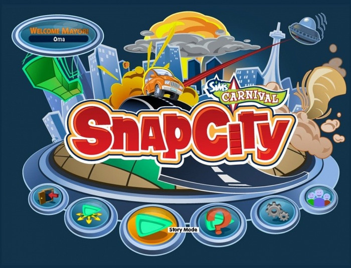 Скриншот из игры Sims Carnival SnapCity, The