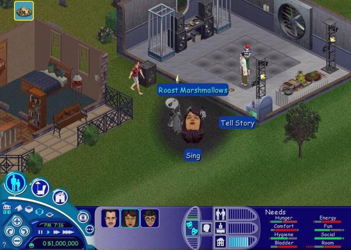 Скриншот из игры Sims: House Party, The