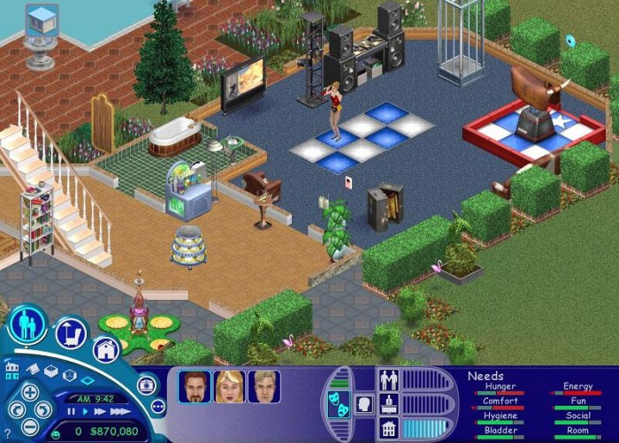 Скриншот из игры Sims: House Party, The