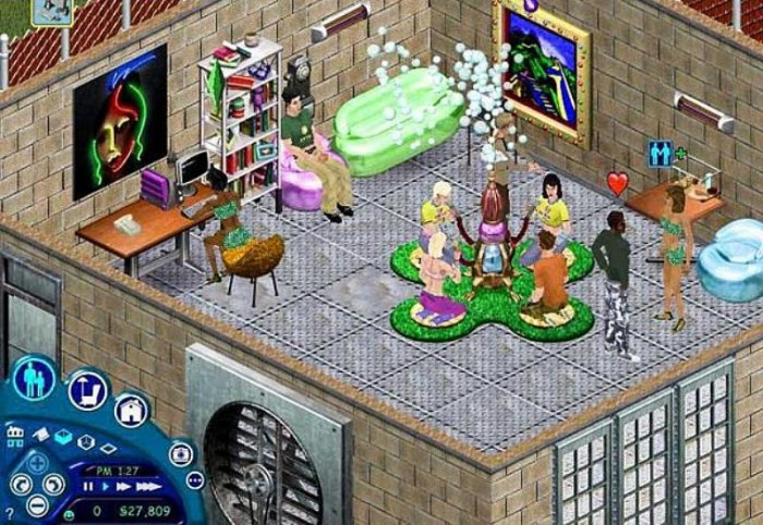 Скриншот из игры Sims: House Party, The