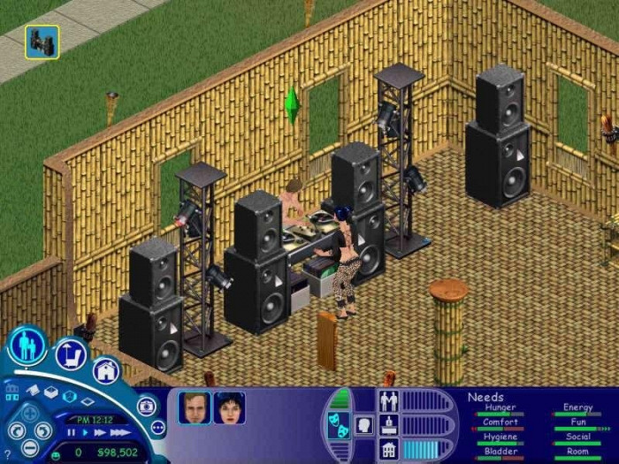 Скриншот из игры Sims: House Party, The