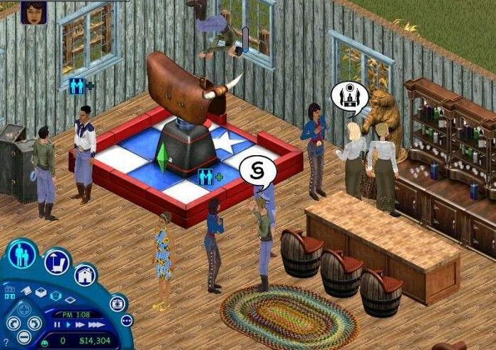 Скриншот из игры Sims: House Party, The