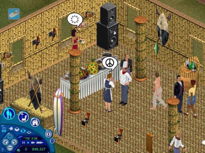 Скриншот из игры Sims: House Party, The