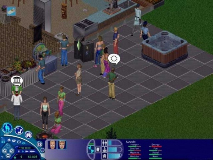 Скриншот из игры Sims: House Party, The