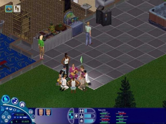 Скриншот из игры Sims: House Party, The