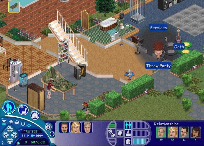 Скриншот из игры Sims: House Party, The