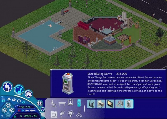 Скриншот из игры Sims: Livin' Large, The