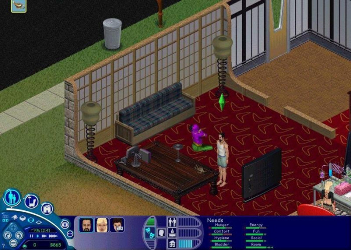 Скриншот из игры Sims: Livin' Large, The