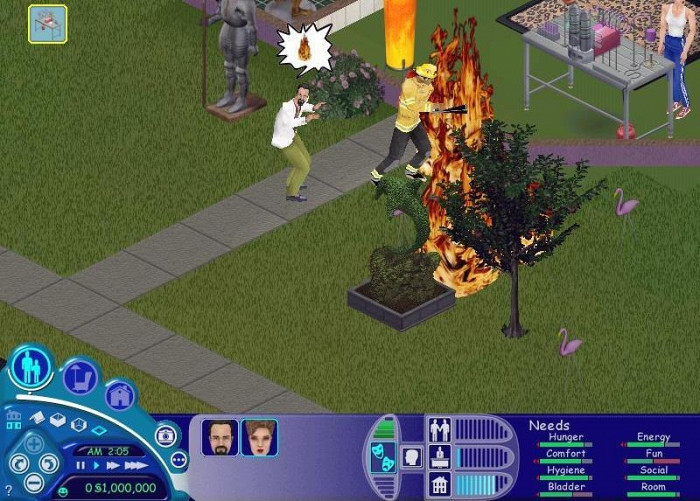 Скриншот из игры Sims: Livin' Large, The