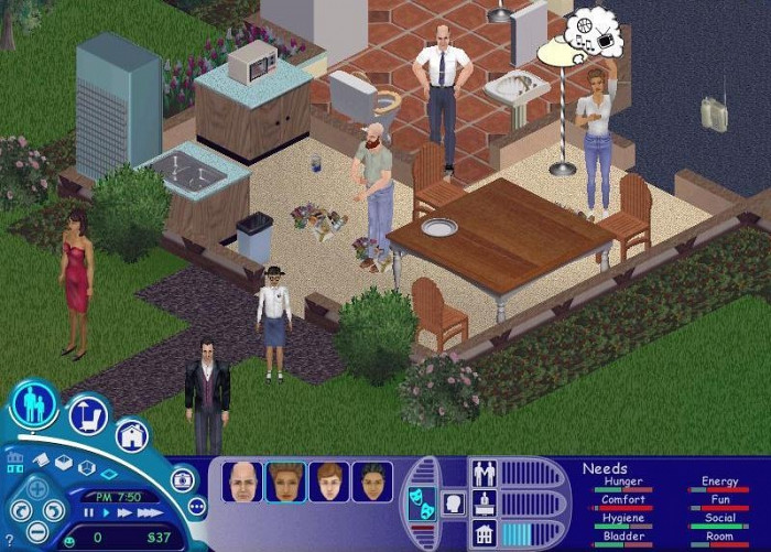 Скриншот из игры Sims: Livin' Large, The