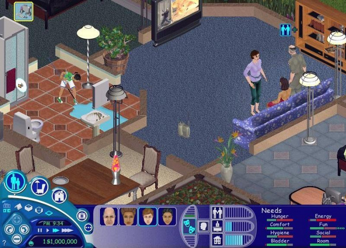 Скриншот из игры Sims: Livin' Large, The