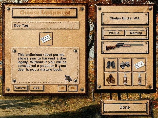 Скриншот из игры Deer Hunter 2: Extended Season