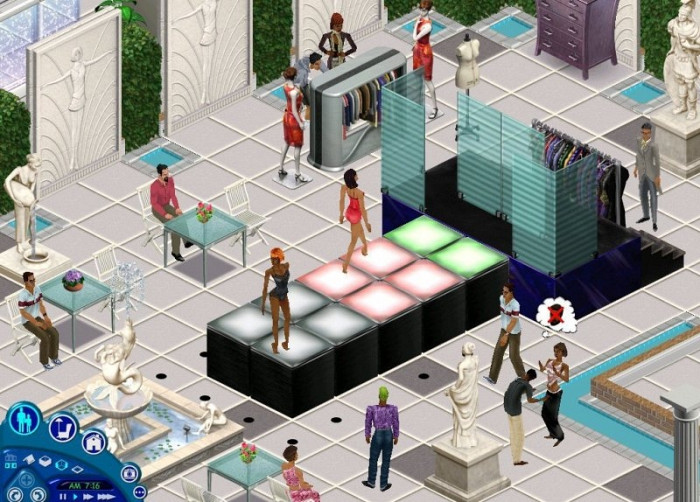 Скриншот из игры Sims: Superstar, The