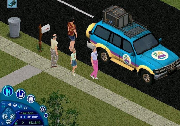 Скриншот из игры Sims: Vacation, The