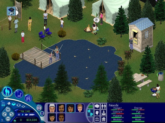 Скриншот из игры Sims: Vacation, The