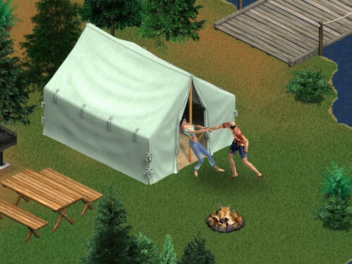 Скриншот из игры Sims: Vacation, The