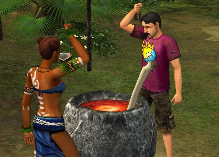 Скриншот из игры Sims: Castaway Stories, The