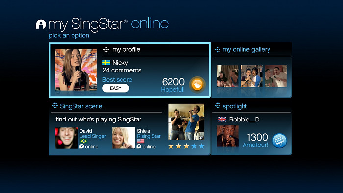 Скриншот из игры SingStar