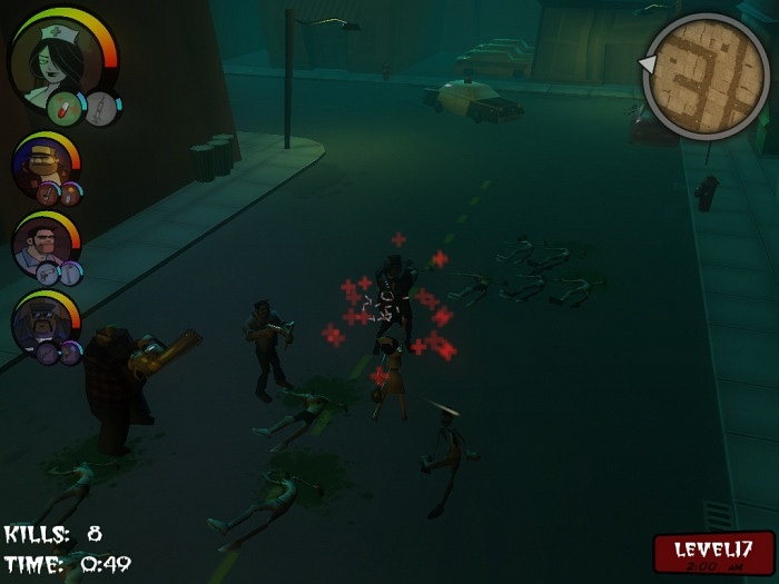 Скриншот из игры NOMBZ: Night of a Million Billion Zombies!