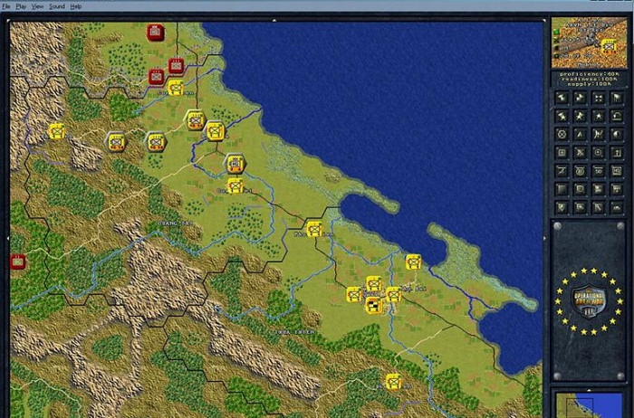 Скриншот из игры Norm Koger's The Operational Art of War 3