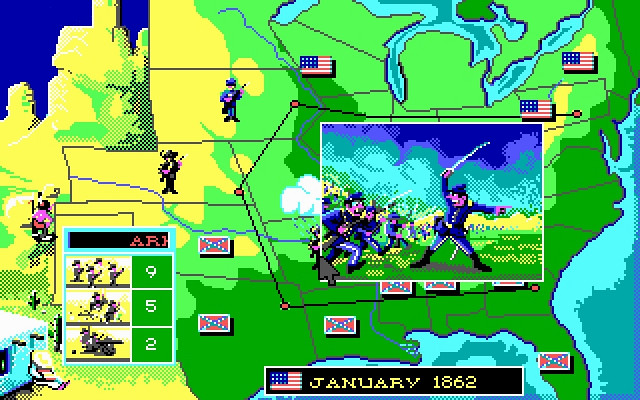 Скриншот из игры North & South