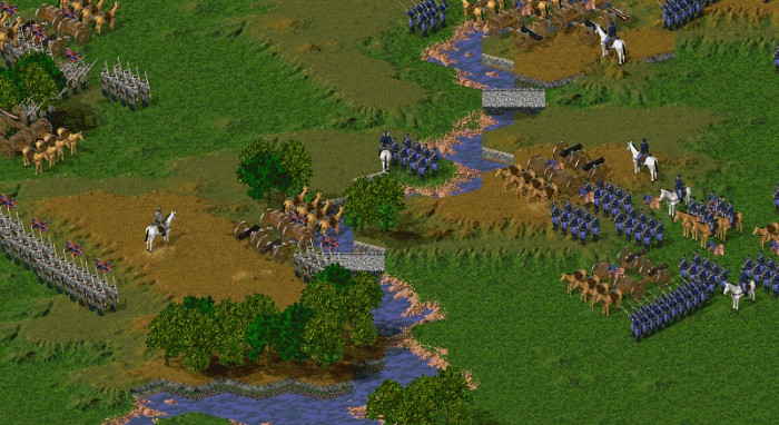 Скриншот из игры North vs. South