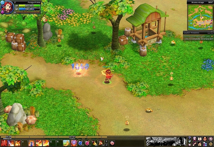 Скриншот из игры NosTale