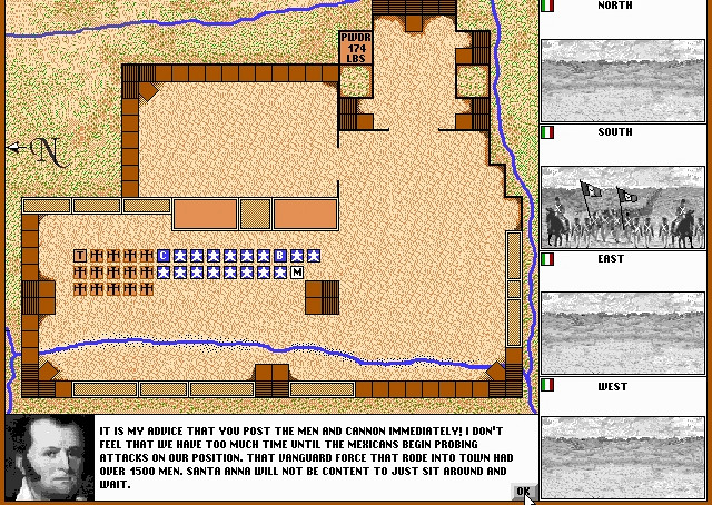 Скриншот из игры Defend the Alamo!