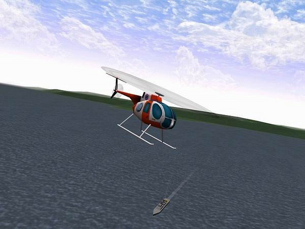 Скриншот из игры X-Plane 6