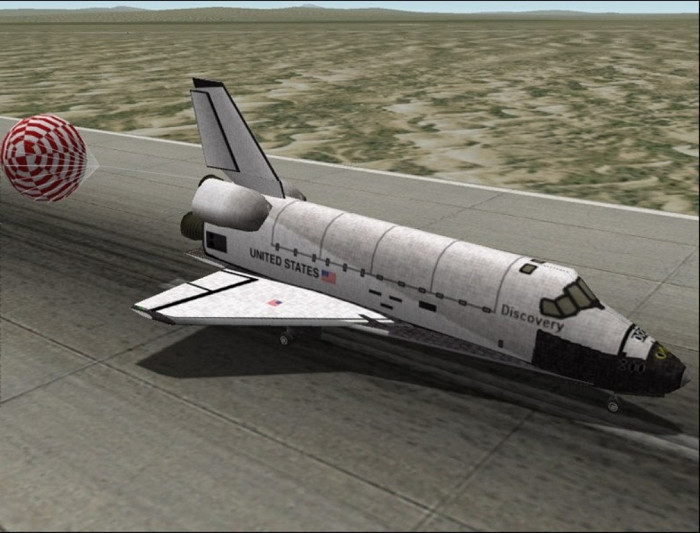 Скриншот из игры X-Plane 8